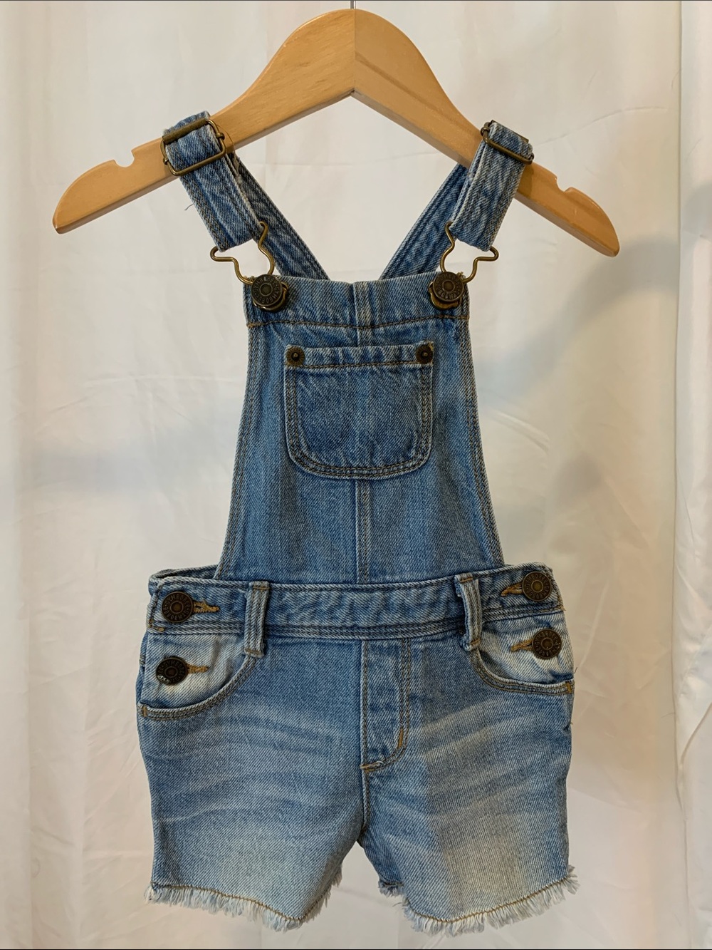 Gymboree Denim Overalls 12–18M